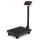 Computing digital platform scale with price calculator, sturdy metal construction, and user-friendly LED screen for.