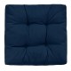 Navy 21x21 inch patio chair seat cushion with 4" high resilience cotton, waterproof and sun-resistant for.