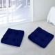 Navy 21x21 inch patio chair seat cushion pads, lightweight, waterproof, and sun-resistant for indoor and outdoor use.