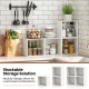 Stackable white cube storage organizer with modular design, ideal for maximizing space in any room.