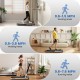 Folding treadmill with 3HP motor in running mode, speeds up to 7.6 mph, ideal for home workouts and fitness tracking.