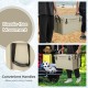 Tan 50 QT rotomolded cooler with convenient handles, ideal for camping and beach trips, featuring cup holders and.