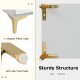 L-shaped metal legs with anti-slip foot pads for the 4 drawer modern storage cabinet, ensuring stability and floor.