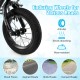 Enduring 12-inch bike wheels designed for various surfaces, featuring anti-slip and shock-absorbing properties.