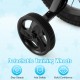 Detachable training wheels for the 12-inch kids bike, enhancing safety and stability for children aged 3-5 years.