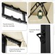 Convenient bottle opener and thumb screws for tool-free assembly on the 8 x 5 feet outdoor grill gazebo.