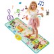 Kids musical mat featuring animal sounds and piano keys, designed for fun and educational play for ages 3+.