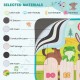 Kids musical mat featuring a colorful PE surface, soft sponge, and child-safe materials for fun indoor and outdoor play.