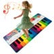 Colorful Floor Piano Dance Mat for kids featuring 24 keys and 8 instrument sounds, perfect for outdoor musical play.