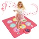 Colorful Fun Dance Mat for Kids featuring piano sounds, cartoon patterns, and soft padded surface for interactive play.