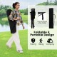 Reclining camping chair with removable footrest, adjustable backrest, and portable design for hiking, fishing, or.