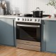 30-inch freestanding kitchen stove with 4 burners, ceramic cooktop, and 5.1 cu.ft capacity for versatile cooking.