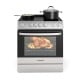 Freestanding 30-inch kitchen stove with 4 burners, 5.1 cu.ft capacity, and convection oven for versatile cooking.