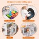 Pretend play kitchen for kids featuring a sink, oven, microwave, and washing machine for immersive cooking fun.
