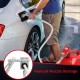 Fuel transfer pump with flow control nozzle, designed for easy fuel transfer and storage, compatible with various gas.