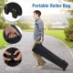 Portable roller bag with 2 wheels and carrying handle for easy transport of a 10x10 FT pop-up canopy tent.
