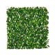 Expandable fence privacy screen featuring realistic faux ivy leaves on a real willow frame, ideal for indoor and.