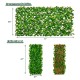 Expandable fence privacy screen with faux ivy leaves and real willow frame, ideal for indoor and outdoor use.