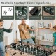 54-inch foosball table with 26 players, 2 soccer balls, and bead scorers for family fun and enhanced hand-eye.
