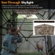 5-IN-1 detachable hunting blind with see-through skylight and camouflage design, ideal for 2-3 people in the wilderness.