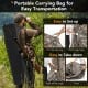 Portable carrying bag for the 5-in-1 detachable hunting blind, designed for easy transportation and storage.