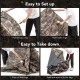 360° one-way see-through hunting blind with camouflage pattern, easy setup, and 4 adjustable windows for deer and.