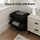 360° swivel gaming chair in black and gray, featuring a foldable design for easy storage in any room.