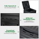 80-gallon outdoor composter with large openable lid and ventilation holes for efficient aerobic fermentation.