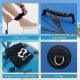 Safety leash, carry handle, bungee cord, and D-rings for the inflatable stand up paddle board accessories.