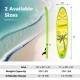 Inflatable stand-up paddle board with vibrant summer design, 10' x 30" x 6", suitable for all skill levels, ideal for.