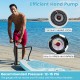 Hand pump with pressure gauge for the 10/11 Feet Inflatable Stand Up Paddle Board, designed for quick inflation and.