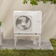 Mini split ground stand for 9000-18000 BTU ductless air conditioner with adjustable height and heavy-duty metal frame.