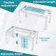Adjustable Mini Split Ground Stand for ductless AC units, featuring adjustable height, width, and length for versatile.