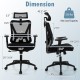 Mesh ergonomic office chair dimensions with adjustable height, 350 lbs capacity, and 360° swivel for versatile use.