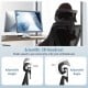 Mesh ergonomic office chair with adjustable 3D headrest, featuring height and angle adjustments for optimal support.