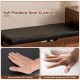 Soft padded seat cushion made of comfortable sponge and PP cotton on an entryway bench with easy-to-clean PVC surface.