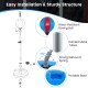 Adjustable punching bag with stand, featuring a wear-resistant ball and sturdy base for safe, effective training.