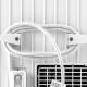 Cable management system for the 4-in-1 8000 BTU portable air conditioner, ensuring neat storage and easy access.