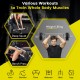 700 lbs Olympic triceps bar with knurled handles, ideal for squats and deadlifts, perfect for home or commercial gyms.