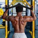 LAT pulldown attachment set featuring a heavy-duty metal design, ideal for upper body workouts in a home gym.