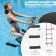 Rope ladder with anti-slip protection for the 10 Feet Inflatable Splash Padded Water Bouncer, ensuring safe boarding.