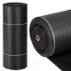 Weed barrier landscape fabric roll, 4 ft wide, eco-friendly, tear-resistant, ideal for gardens and pathways.