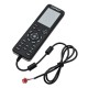 Massage chair hand controller with LCD screen, 3.4 ft cable, and ergonomic design for easy use and storage.