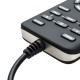 Close-up of the Massage Chair Hand Controller with clear LCD screen and durable buttons, featuring a 3.4 ft long cable.