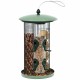 3-in-1 metal hanging wild bird feeder with 4 feeding ports and perches, designed for easy refilling and cleaning.