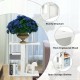 3-tier narrow side table in white with open storage shelf, crafted from durable particle board for versatile use.