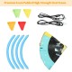 Colorful 40-inch flying saucer tree swing with adjustable straps, durable 600D Oxford cloth, perfect for outdoor fun.