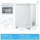 3.5/5 Cu.ft Compact Chest Freezer with Removable Storage Basket - Gallery View 4 of 10