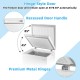 Compact 3.5 cu.ft chest freezer with hinged door, removable basket, and adjustable temperature control for easy access.