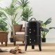 3-in-1 charcoal BBQ grill with built-in thermometer, vertical design, and two cooking grills for versatile outdoor.